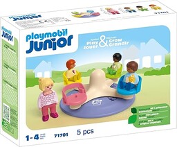 PLAYMOBIL JUNIOR 71701 Karuzela z cyferkami, z obracającymi