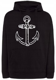 Bluza męska marynarski nadruk KOTWICA r.4XL