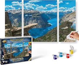 Schipper 609260922 Malowanie według numerów  Trolltunga