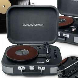 Gramofon Vintage Muse Głośniki Stereo Przenośny 33/45/78 Rpm