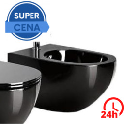 BIDET PODWIESZANY VERA 49x36x31,5 cm czarny /