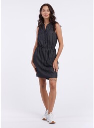 sukienka RAGWEAR - Roissin Denim Black (1010) rozmiar: