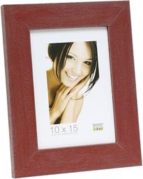 Deknut Rama do obrazu 13x18 drewno czerwona drewniana