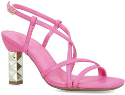 Sandały na ozdobnym słupku - MENBUR 23757 RÓŻOWE