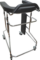 Podpórka czterokołowa z podłokietnikami typ Ambona - regulacja