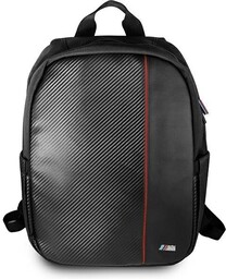 Plecak BMW BMBPCO15CAPRBK 16'' czarny/black Carbon Red Stripe