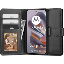 Tech-Protect Wallet do Motorola Edge 50 Neo czarny