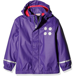 LEGO Wear dziewczęca kurtka przeciwdeszczowa Jamaica 101-19453, jednokolorowa,