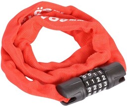 VÖGEL Zapięcie rowerowe VZP-42432R Łańcuch Czerwony RABAT