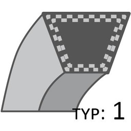 Pasek Alko napęd noży /13x2366/ 440055