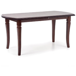 Stół rozkładany ciemny orzech mat 160 - 240