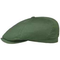 Kaszkiet Cotton Twill by Stetson, zielony, XXL (62-63