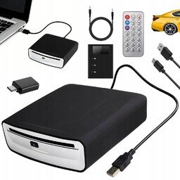 Odtwarzacz CD Usb Aux Pilot Dekoder Ładowanie Szczelinowe