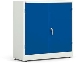Szafka metalowa STYLE, 1000x1000x400 mm, biały, niebieski