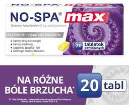 NO-SPA MAX 80 mg - 20 tabletek -