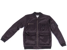 kurtka REELL - Satin Bomber Black (BLACK) rozmiar: