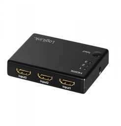 LogiLink Przełącznik Switch 3x1 HDMI, 1080p 60Hz,