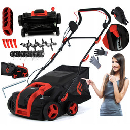 Mocny Aerator Wertykulator Elektryczny Kosz 4w1 2800W 40cm