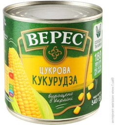 Kukurydza konserwowa VERES, 340g