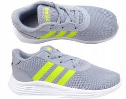 Adidas Lite Racer Szare Buty Dziecięce Na Gumki