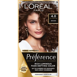 LOREAL Preference Farba do włosów 4 - Brąz