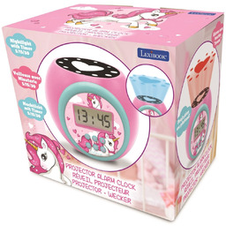 Lexibook, Budzik Cyfrowy Jednorożec Z Projektorem I Timerem