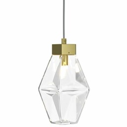 Maytoni Kryształowa wisząca lampa złota Coctail Time OUTLET