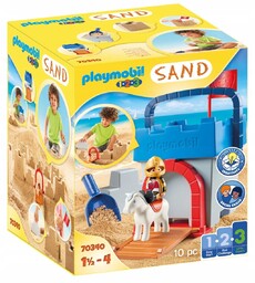 Playmobil 1.2.3 Sand 70340 Zamek i rycerz
