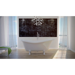 Besco Otylia wanna owalna Retro 160x77 + nogi