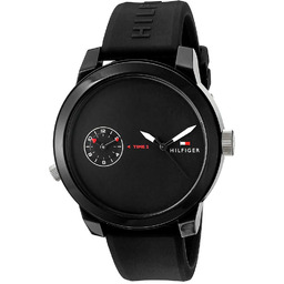 Zegarek TOMMY HILFIGER 1791326. Kwarcowy, Kolor czarny. Mężczyzna.