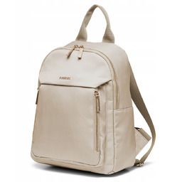 Plecak Damski Miejski Szkolny Do Pracy Biura Beżowy