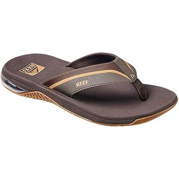 Reef Klapki męskie Anchor, Brązowa guma, 43 EU