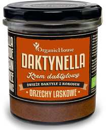 KREM KOKOSOWO - DAKTYLOWY ORZECHY LASKOWE BEZGLUTENOWY BIO