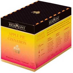 Herbatka owocowo-ziołowa Richmont Apple Pie Cinnamon 40x6g