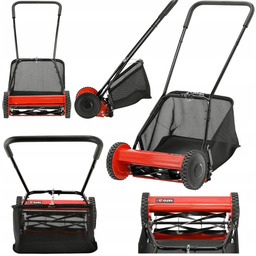 Kosiarka Bębnowa Ręczna Pchana 40CM Do Trawy