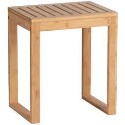 WENKO Taboret łazienkowy BAMBUSA, bambusowy
