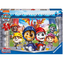 Puzzle dla dzieci 2D: Psi Patrol Rycerze 35