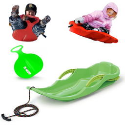 PROSPERPLAST Sanki Bobslej Z Hamulcami Race S, Ślizg