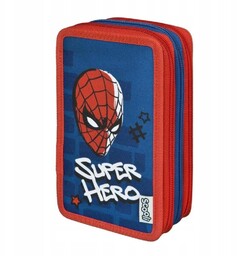 Piórnik Potrójny Z Wyposażeniem Spider-man