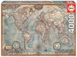 Educa 14827 - The World, Executive Map -