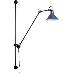 Lampe Gras - 214 Lampa Ścienna Conic Black/Blue