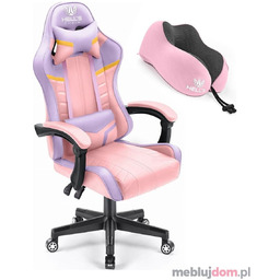 Fotel gamingowy HC-1004 Ekoskóra Fioletowy