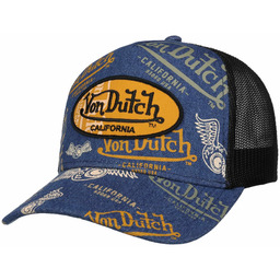 Czapka Trucker Denim by Von Dutch, denim, One