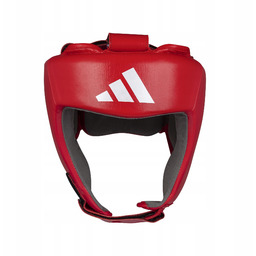 Kask bokserski Adidas z atestem World Boxing czerwony