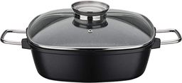 GSW 414579 Czworokątna brytfanna Gourmet Granit, aluminium, czarna