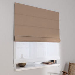 Roleta rzymska Duo, mocca, Crema