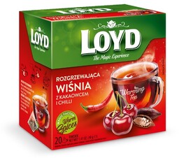 Herbata Loyd Rozgrzewająca Wiśnia z Kakaowcem i Chilli