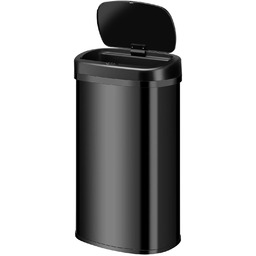 CZARNY AUTOMATYCZNY KOSZ NA ŚMIECI ODPADY 60L CZUJNIK