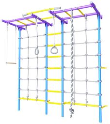 drabinka gimnastyczna Kometa Next 5 Dual fioletowy