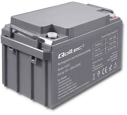 QOLTEC Akumulator 53037 65Ah 12V